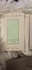15X Eau Parfumee au The Vert Bvlgari perfume cologne 1.5ml CARDED Spray SAMPLE
