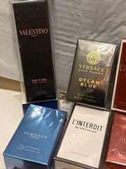 12Versace Parfums Miniatures SET 0.17 fl oz Eros Crystal Dylan Diamond VLt 15ml