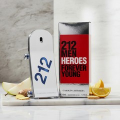 212 Men Heroes Forever Young by Carolina Herrera cologne EDT 1.7 oz New in Box