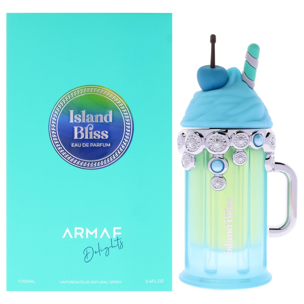 Armaf Delights Island Bliss EDP for Men, Floral Fruity Tropical 3.4 oz Spray
