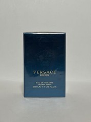 Versace Eros By Versace 1.7/1.6 oz/50ml Edt Spray For Men New In Box
