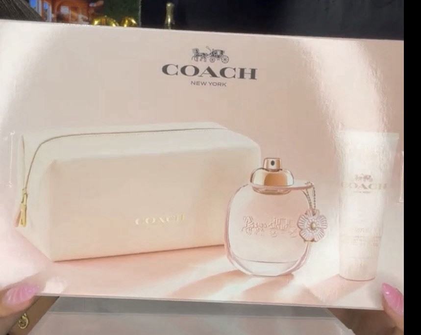 Coach Coach New York Floral Spray Perfume 3 Pc Gift Set Boxed