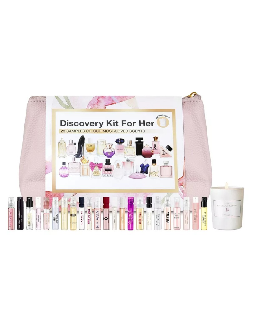 2023 Holiday 23-Pc. High-end Fragrance Sampler Discovery Gift Set For Her