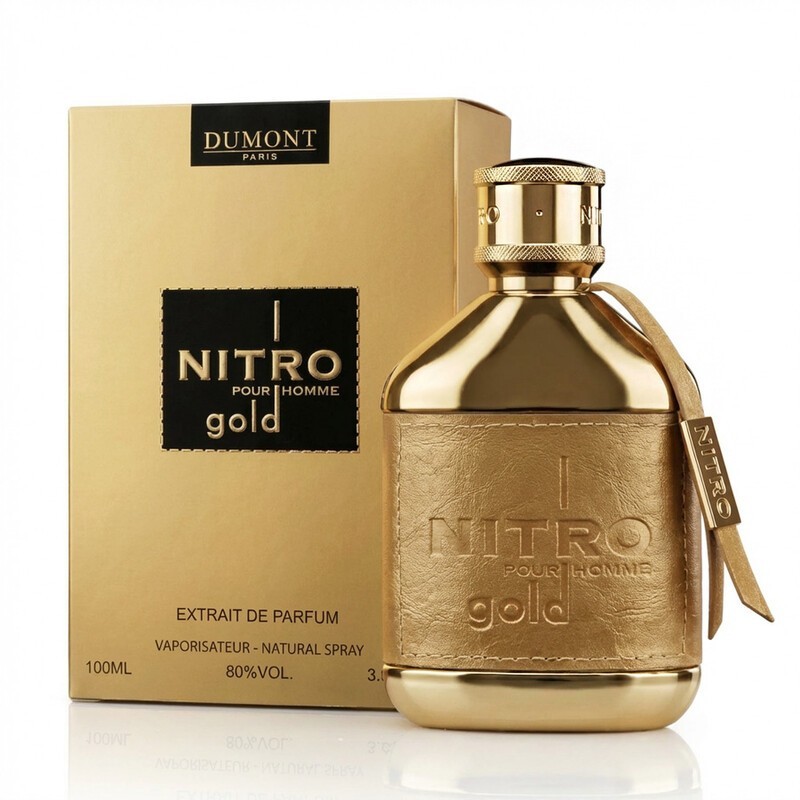 Dumont Unisex Nitro Gold Extrait de Parfum Spray 3.4 oz Fragrances 3760060769558