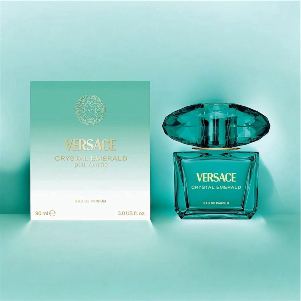 Versace Crystal Emerald Eau De Parfum 3.0oz 90ml Womens Fragrance New Sealed Box