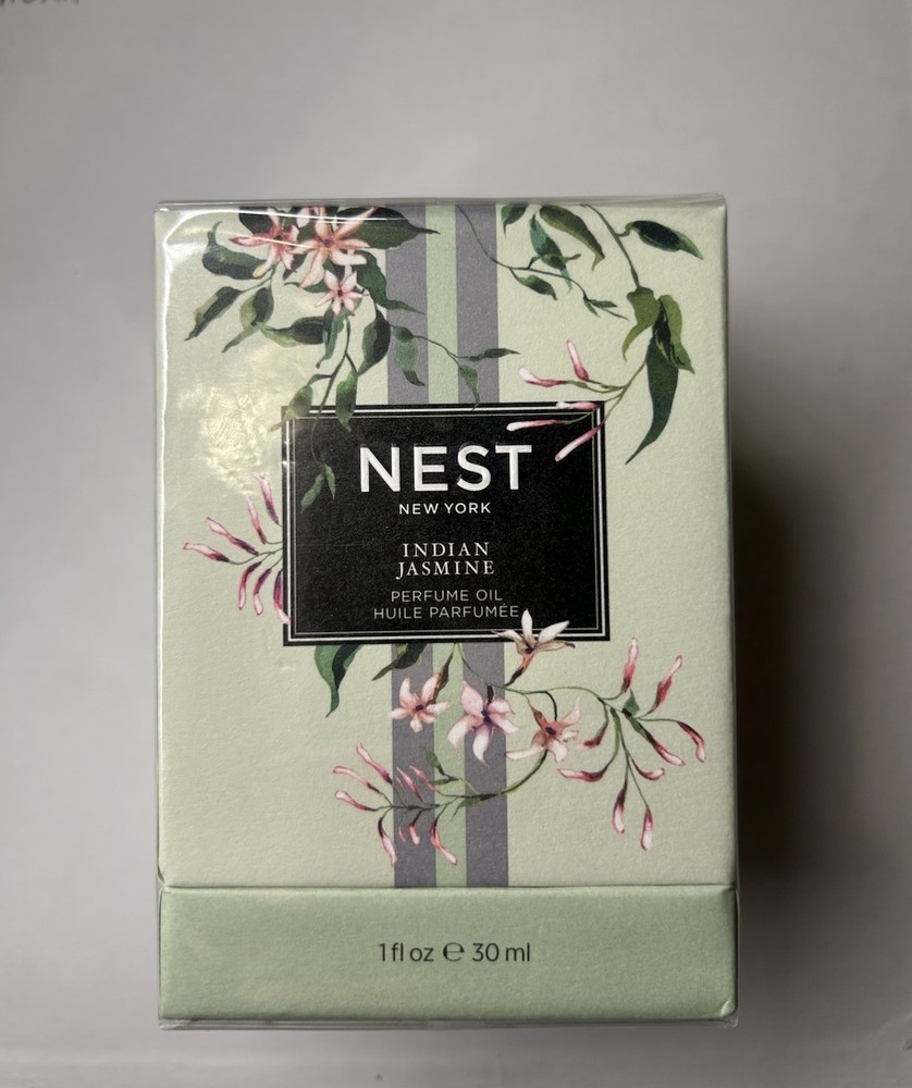 NEST New York Indian Jasmine Perfume Oil 1 fl oz 30mL New Sealed Box Floral