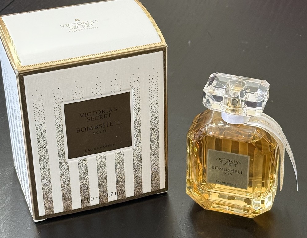 Victoria’s Secret Bombshell Gold Perfume Spray 1.7oz/50ml Holiday 2020