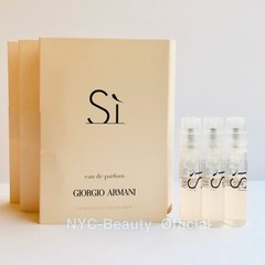 3 x GIORGIO ARMANI Si Eau De Parfum EDP sample spray 1.2 ml / 0.04 oz each
