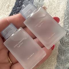 2x Dolce & Gabbana Light Blue Eau Intense Eau De Parfum Mini Splash Women 4.5 ml
