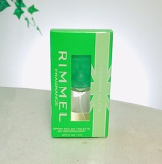 Rimmel London Glitz by Coty Perfume .375 oz 11ml EDT Spray Vintage Green NIB