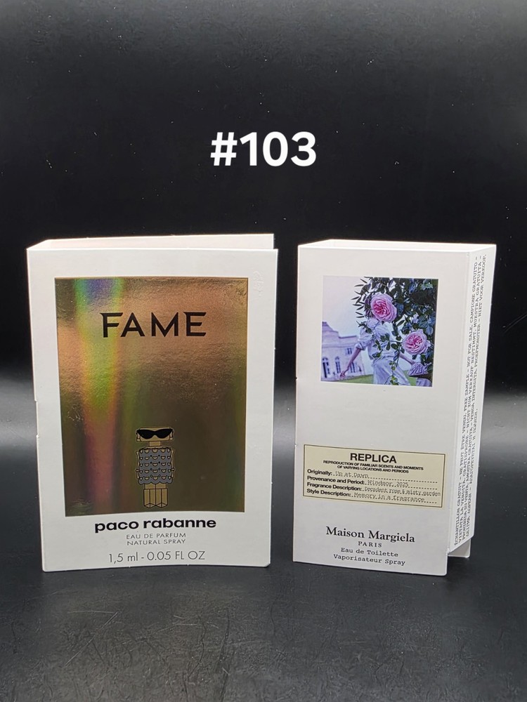 New Perfume Sample Cards #103