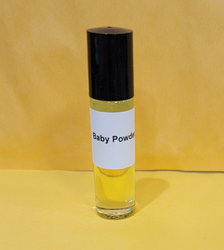 BABY POWDER Perfume Body Oil 1/3 oz – 10 ml Roll on Bottle NEW for UNISEX