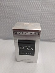Bulgari MAN EXTREME by Bvlgari 3.4 oz / 100 ml EDT Spray FOR MEN SEALED BOX REAR