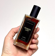 NIB LUSH Turmeric Latte Perfume Spray 3.3 fl oz Large Size Black Label Nov 2028