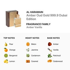 Al Haramain Unisex Amber Oud Gold 999.9 Dubai Edition Extrait de Parfum Spray