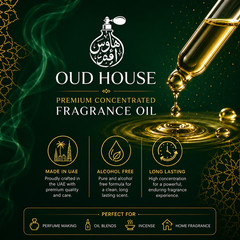 Oud House Bakarat Rouge 5400 Concentrated Perfumery Oil 3.4 fl oz Free Shipping
