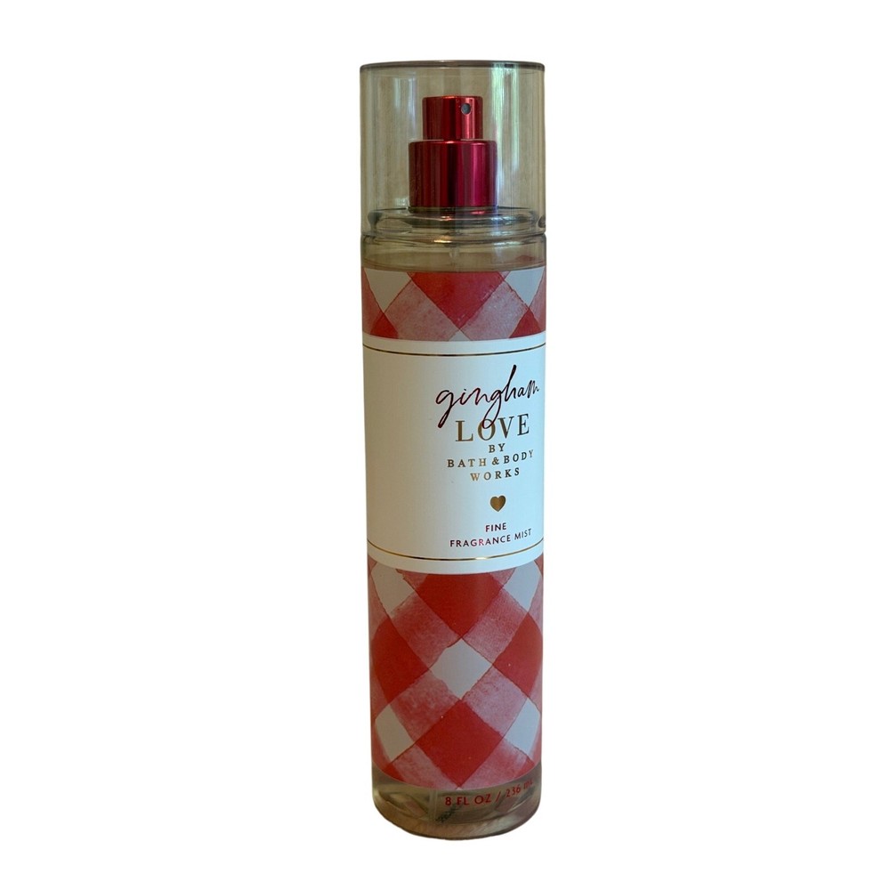 Bath & Body Works Gingham Love Fine Fragrance Mist 8 oz Body Spray Romantic NEW