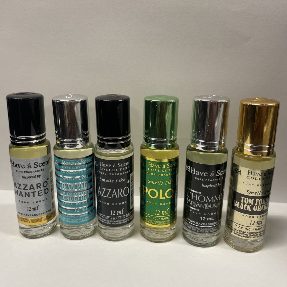 6 Pc Men Assorted Roll On Oil 12 ML Limited Time Only