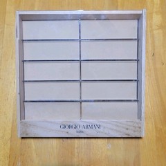 Giorgio Armani OCCHIALI Display Wood / Acrylic Pre Owned Please See All Photos