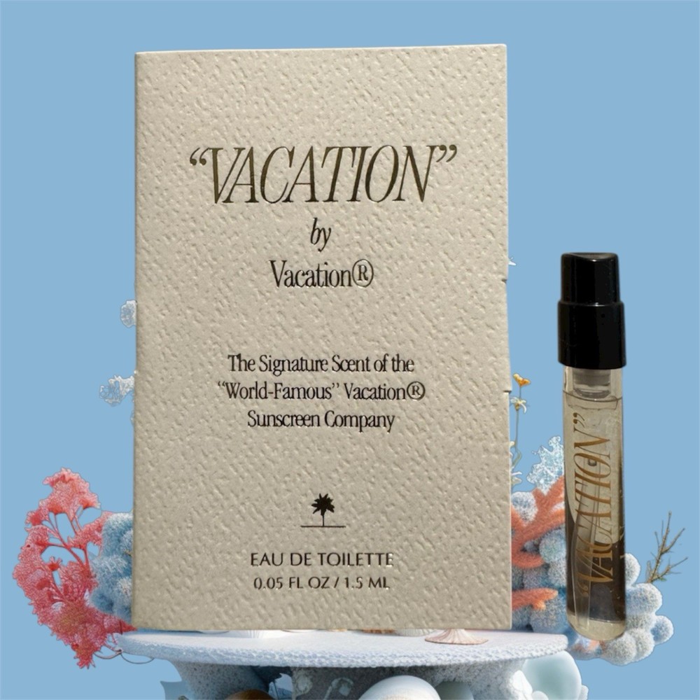 “Vacation” by Vacation Eau de Toilette Perfume Sample 1.5 ml / 0.05 oz New