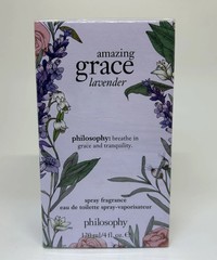 Philosophy Amazing Grace Lavender Eau De Toilette EDT Perfume Spray 4 oz SEALED