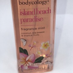 Bodycology Island Beach Paradise Fragrance Mist 8 oz coconut sea Tropical Fruit