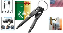 4-in-1 Pocket Screwdriver Keychain Tools Lightweight Stainless Steel Home