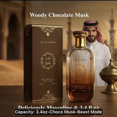 Render Woody Chocolate Musk Eau de Parfum Spray Long Lasting 3.4 fl oz