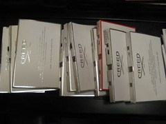 CREED assorted samples 0.08 oz. 2,5 ml ,new, on card,SPRAY OR SPLASH