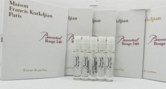 5 X MFK BACCARAT ROUGE 540 Extrait Parfum Sample 2ml Gift Set,10 ml Total, Mini