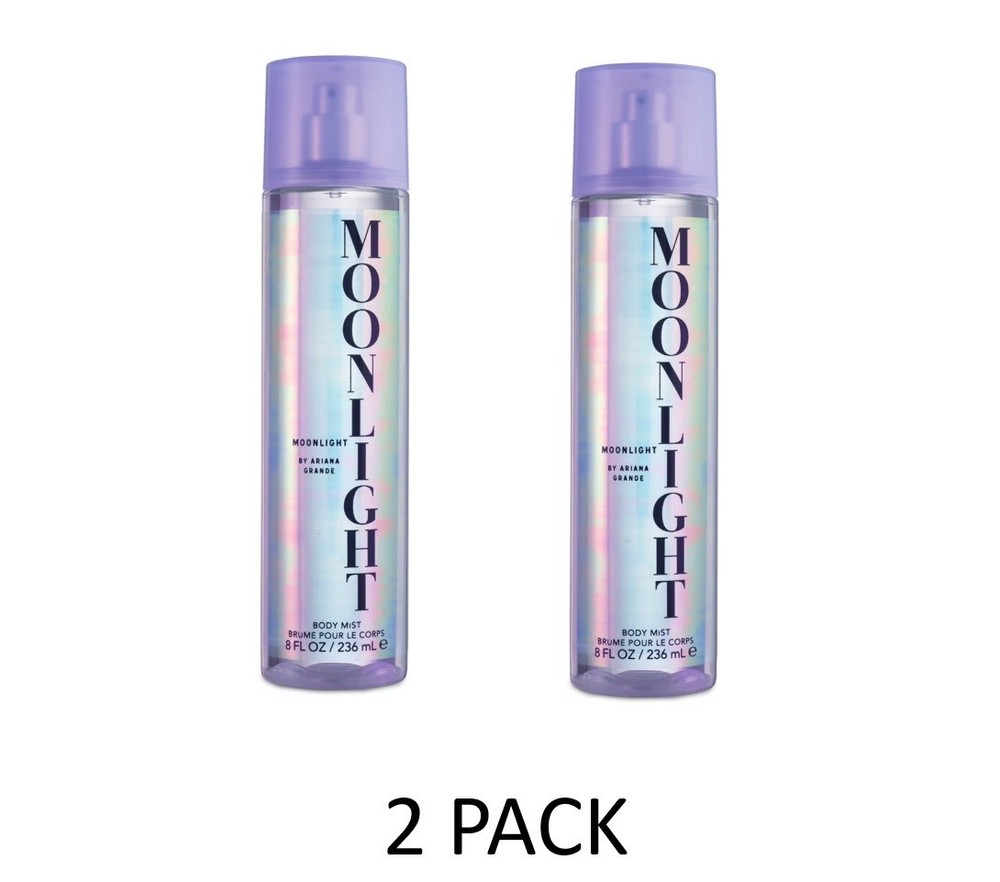 2 PACK Moonlight by Ariana Grande 8 oz Body Mist for Women Brand New
