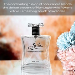 Geir Ness – Laila Eau De Parfum Spray – Long 3.4 Fl Oz (Pack of 1), White