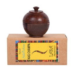Lasa Nag Champa Natural Solid Perfume For Long Lasting Body Fragrance Wooden