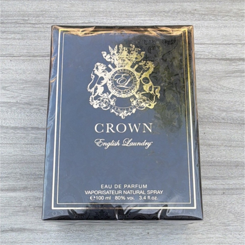 English Laundry Crown Eau de Parfum Spray Vegan Cruelty-Free 3.4 fl oz Gift Case