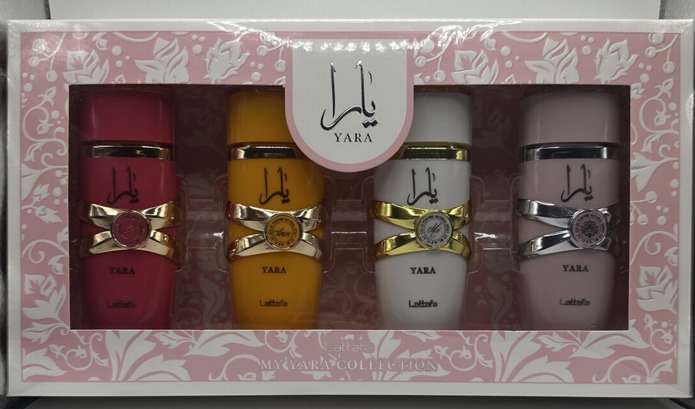 Yara Collection By Lattafa, 4 Piece Gift Set For Women
