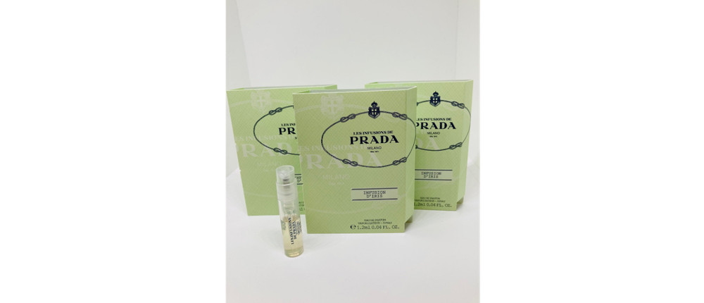 3 x PRADA Les Infusions Infusion D’Iris EDP 0.04oz/1.2ml spray