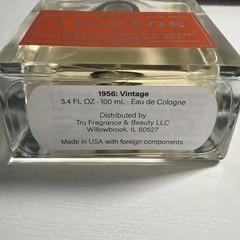 1956 VINTAGE Eau De Cologne Citrus, Bergamot, Amber, Musk 100ml/3.4 fl oz NEW
