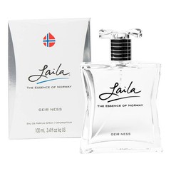Geir Ness – Laila Eau De Parfum Spray – Long 3.4 Fl Oz (Pack of 1), White