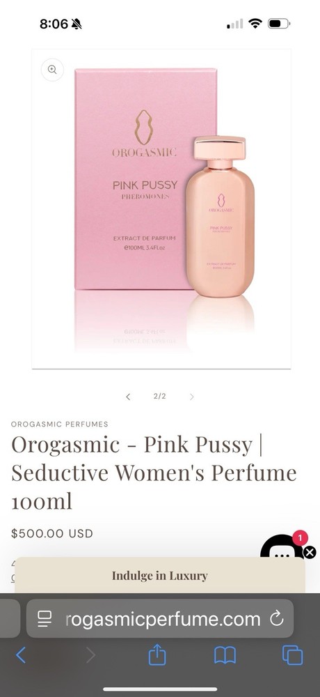 Orgasmic Perfume Pink Pussy