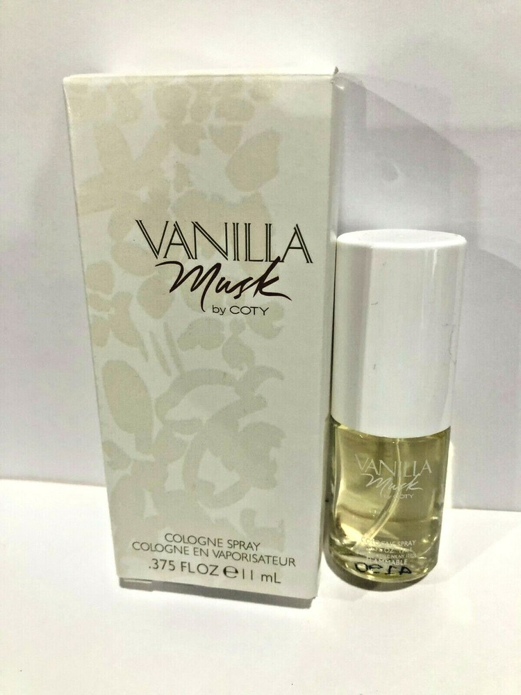 Vanilla Musk by Coty Cologne Spray .375 oz NIB