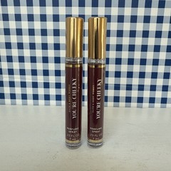 Two (2X) ~Bath & Body Works ~ SUEDE OUD ~ MINI PERFUME SPRAY ~TRAVEL SIZE