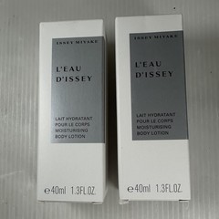Lot Of 2 – Issey Miyake L’eau D’Issey Moisturizing Body Lotion 40ml 1.3fl Oz New