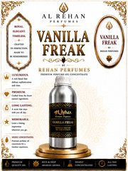 Al Rehan Perfumes Vanilla Freak Premium Attar Perfume Best Long Lasting Scent