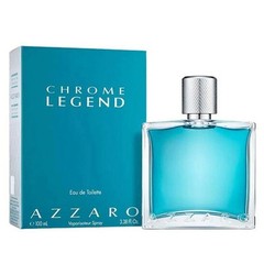 Chrome Legend by Azzaro cologne for Men EDT 3.38 oz 3.4 / 3.3 New in Box