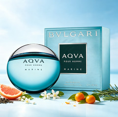Bvlgari Aqva Pour Homme Marine 3.4oz 100ml EDT Spray Men Perfume New Sealed Box