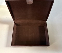Vintage Aramis Faux Leather Box With 3-Piece Gift Set New Old Set