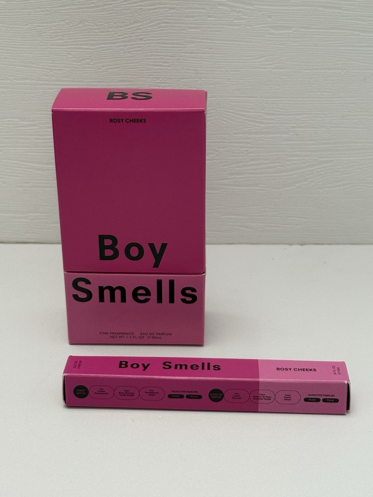 Boy Smells Rosy Cheeks-10ml+50ml Perfume Set Pomegranate,Roses+Sandalwood