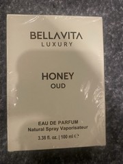 Bella Vita Luxury Honey Oud Eau de Parfum Spray, Regular Size 3.38 fl oz