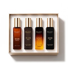 BellaVita Luxury Men’s Perfume Gift Set with CEO Man, 2.72 Ounce (Pack of 1)