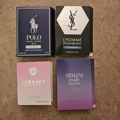 Set of 4 Perfume Samples. Designer Brands. Assorted